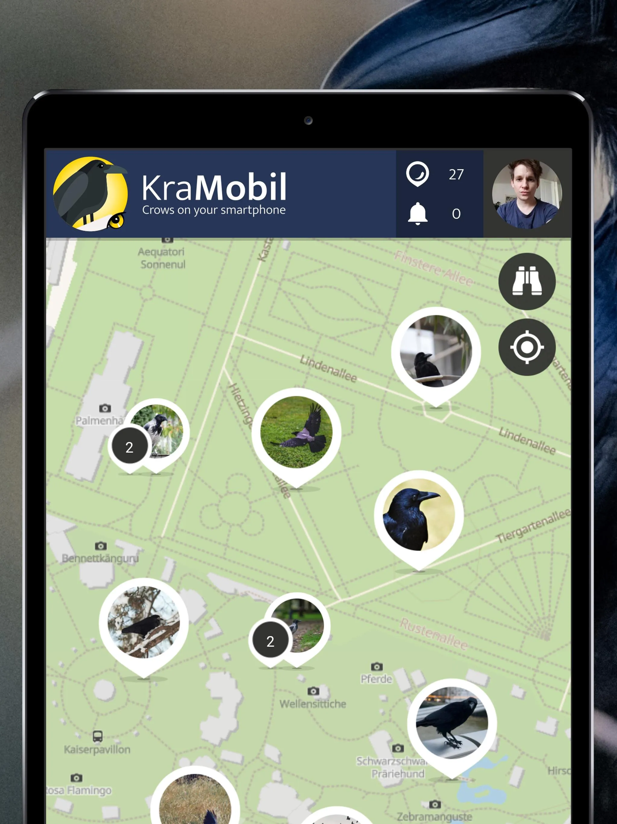 KraMobil - Observing Crows | Indus Appstore | Screenshot