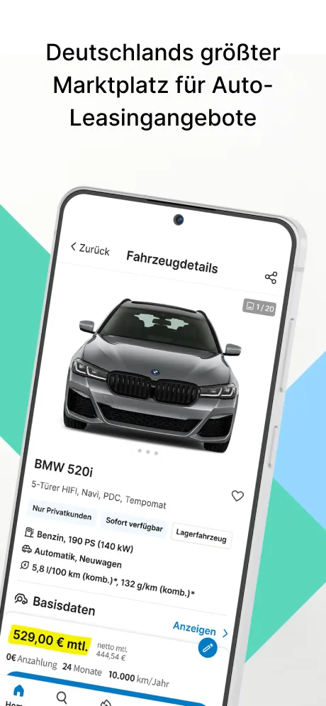 LeasingMarkt.de: Auto Leasing | Indus Appstore | Screenshot