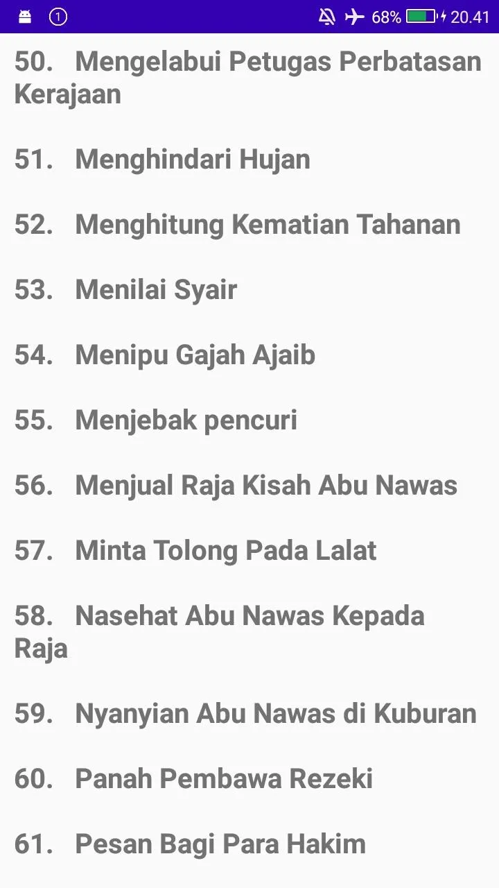 KISAH ABUNAWAS - 1001 MALAM | Indus Appstore | Screenshot