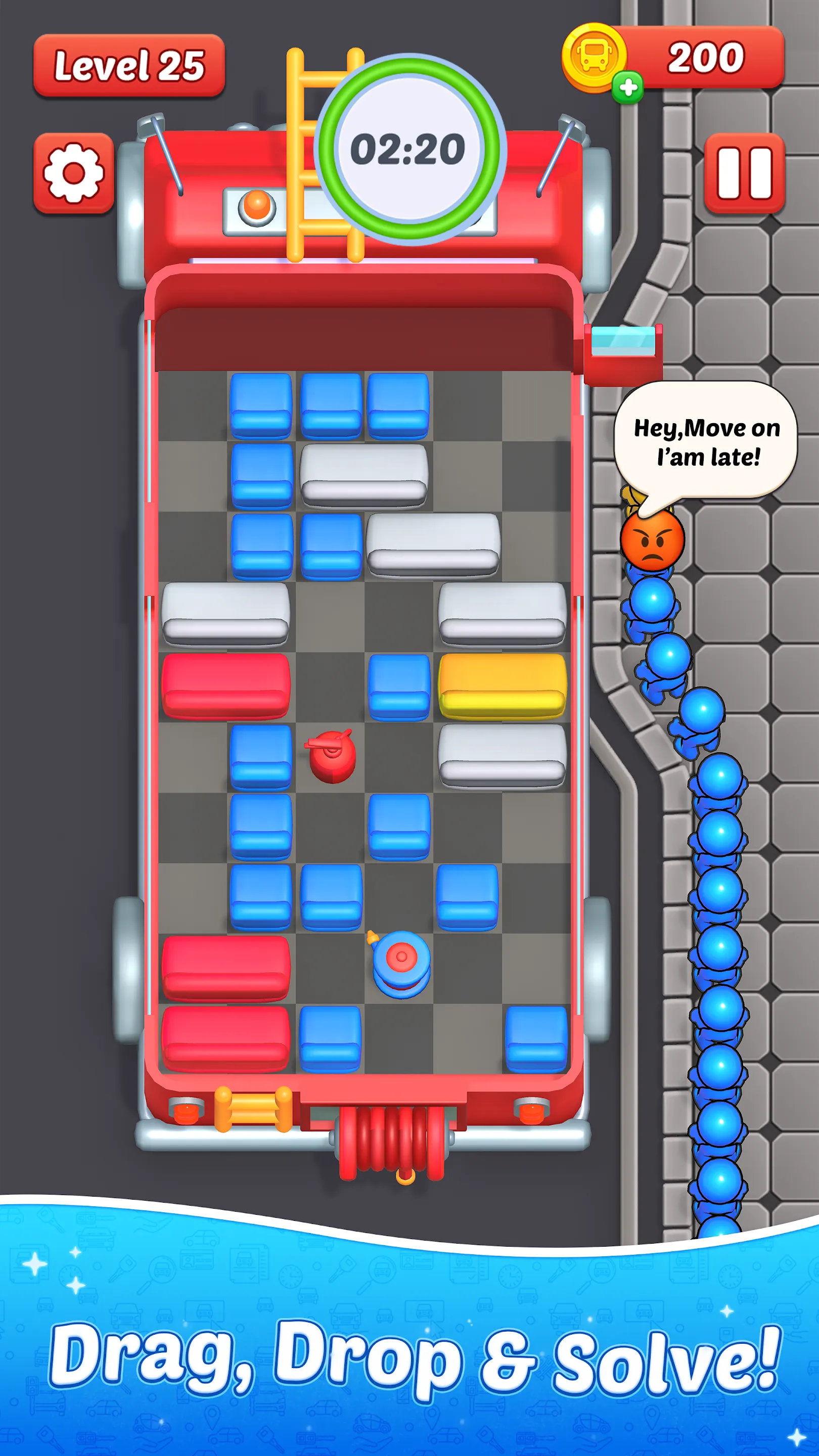 Seat Rush: 3D Sort Puzzle | Indus Appstore | Screenshot
