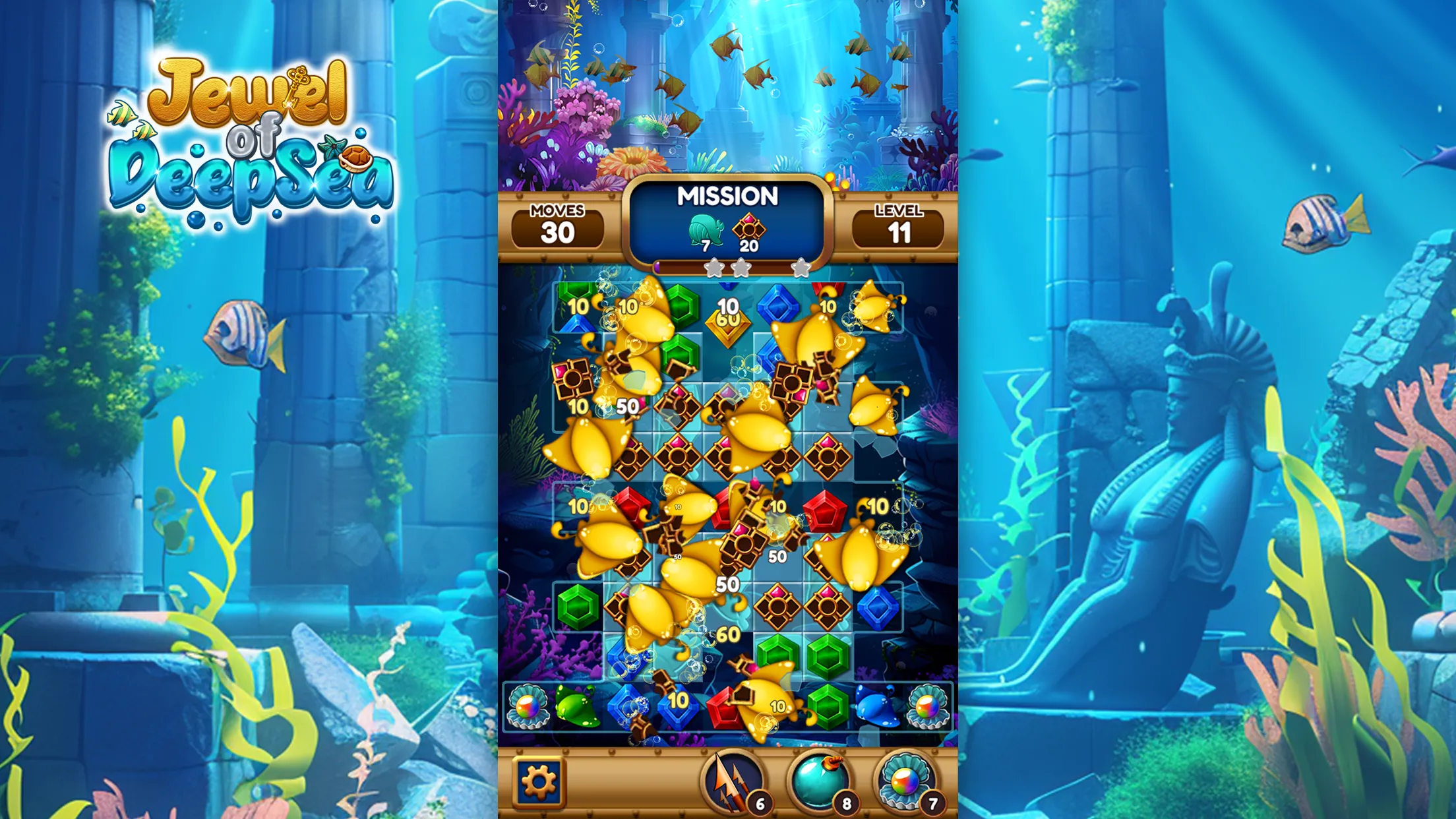 Jewel of Deep Sea: Match3 Game | Indus Appstore | Screenshot