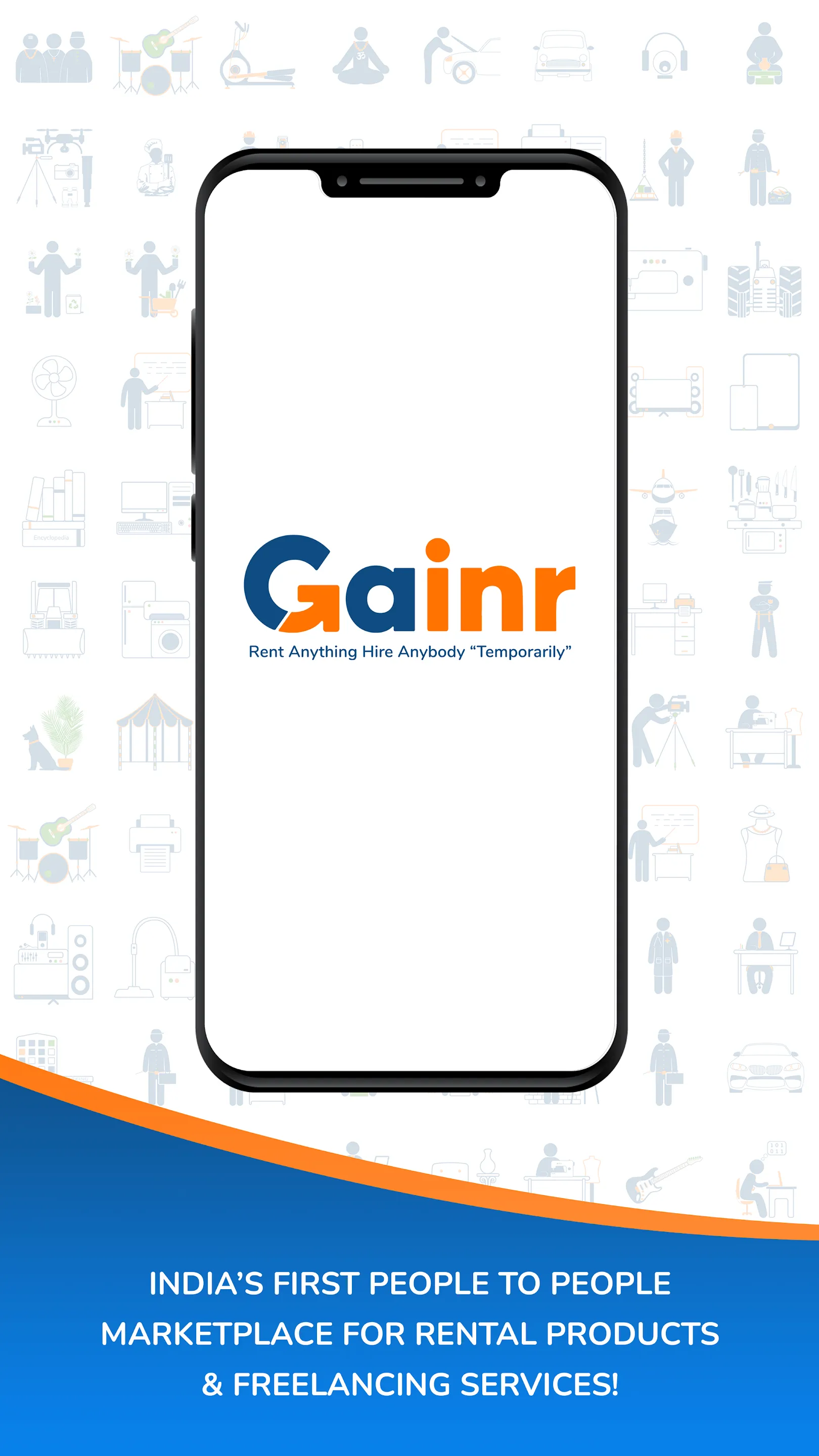 Gainr: Rent & Hire Temporarily | Indus Appstore | Screenshot