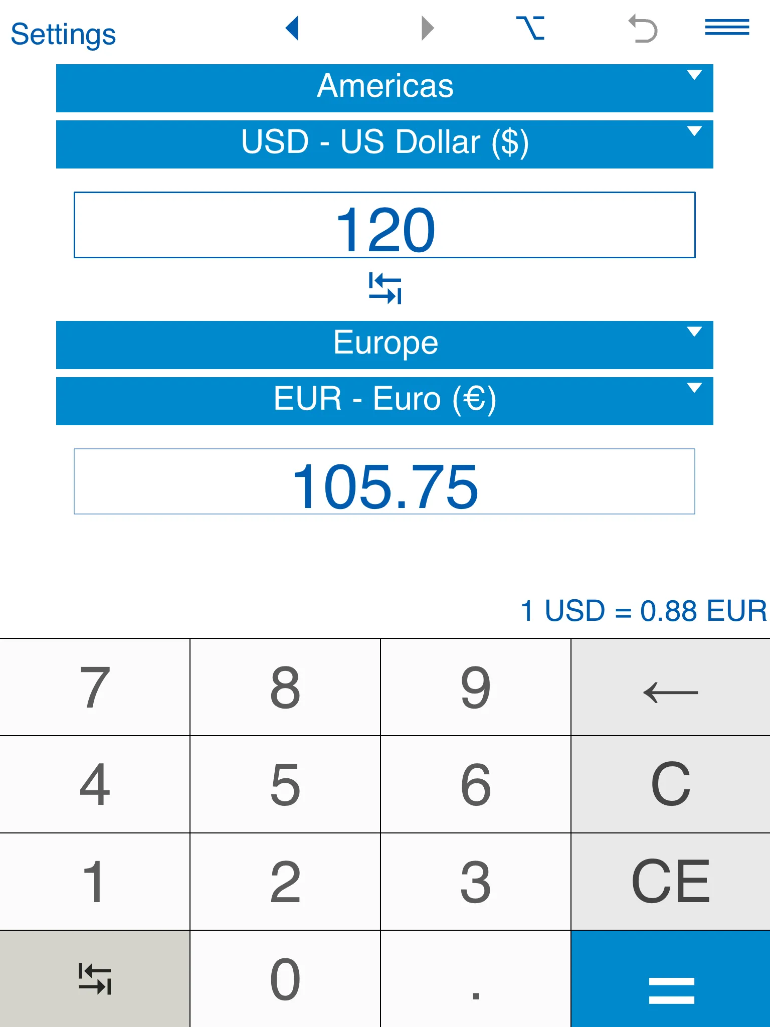 Currency converter | Indus Appstore | Screenshot