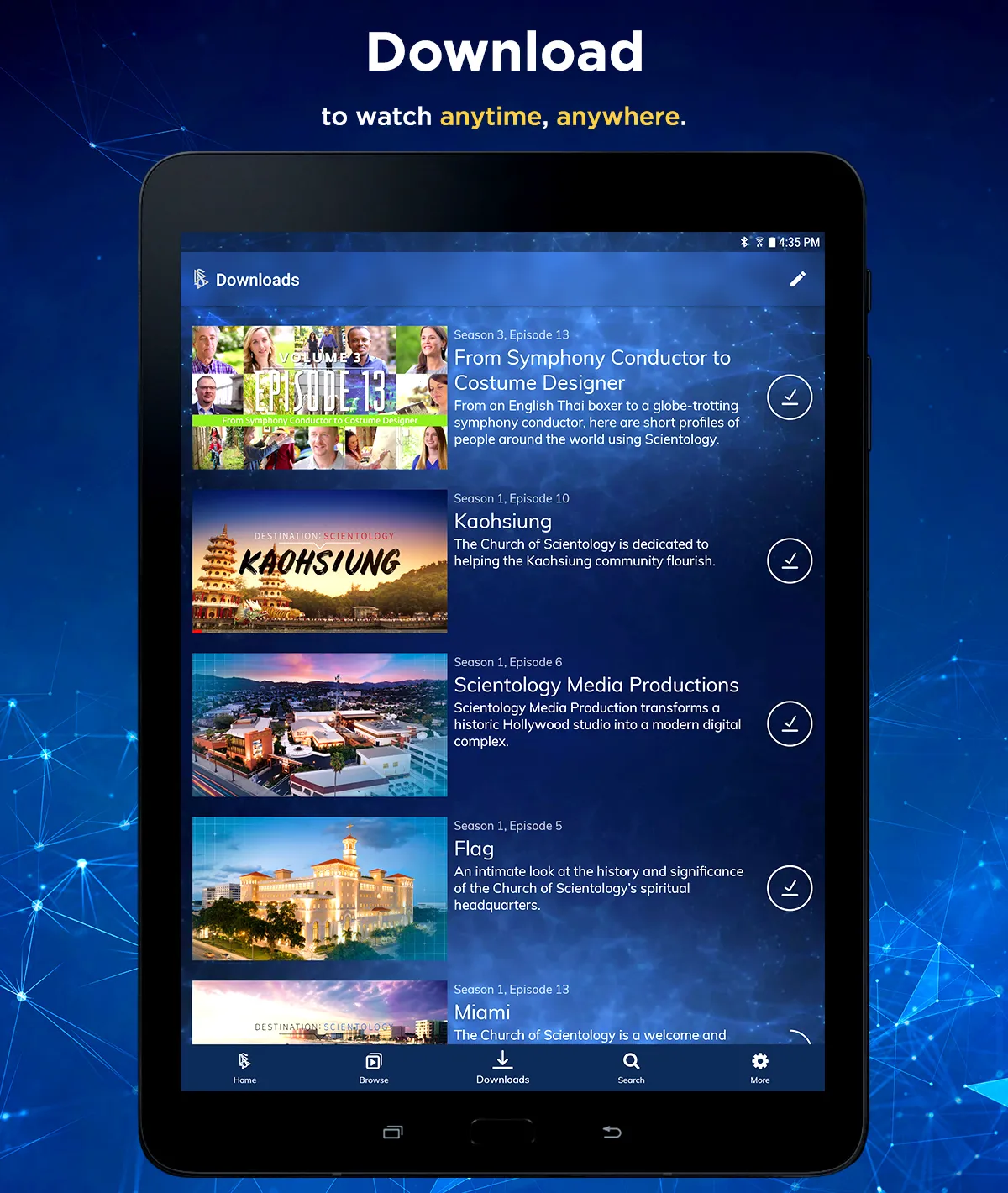 Scientology Network | Indus Appstore | Screenshot