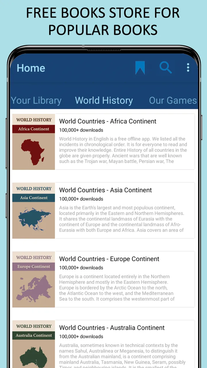 Indian History in English | Indus Appstore | Screenshot