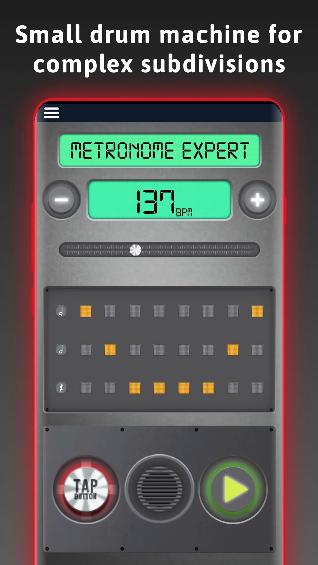 Tap Metronome Expert | Indus Appstore | Screenshot