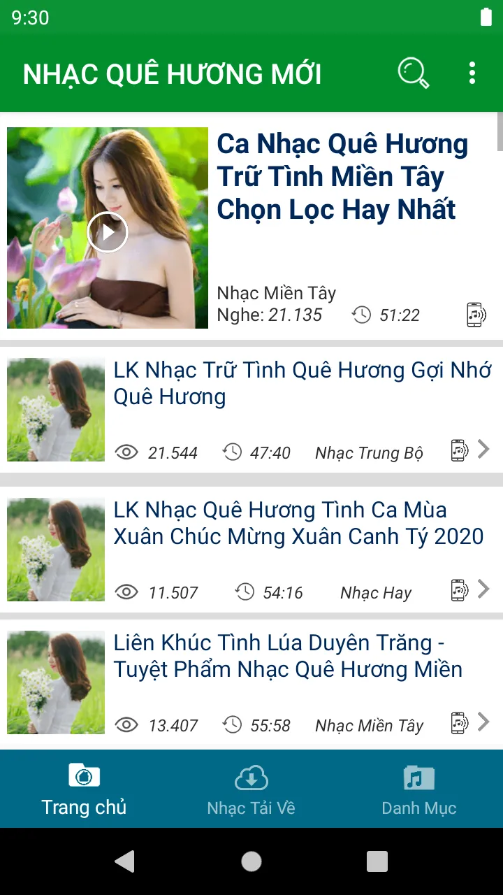 Nhạc Quê Hương - Nhạc Đồng Quê | Indus Appstore | Screenshot