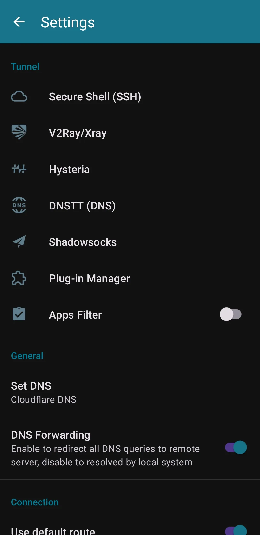 HTTP Injector (SSH/UDP/DNS)VPN | Indus Appstore | Screenshot