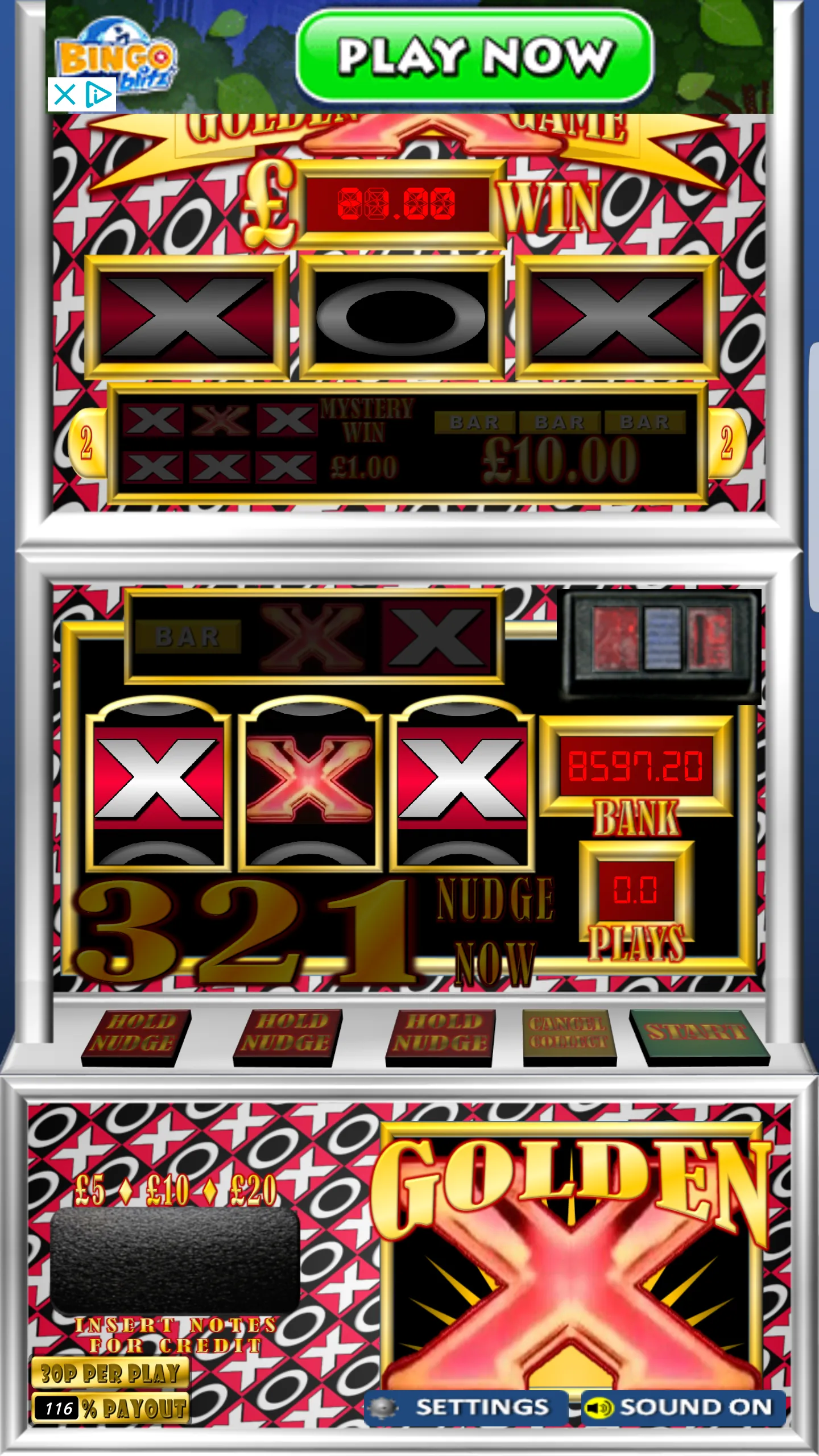 Golden X Game UK Slot Machine | Indus Appstore | Screenshot