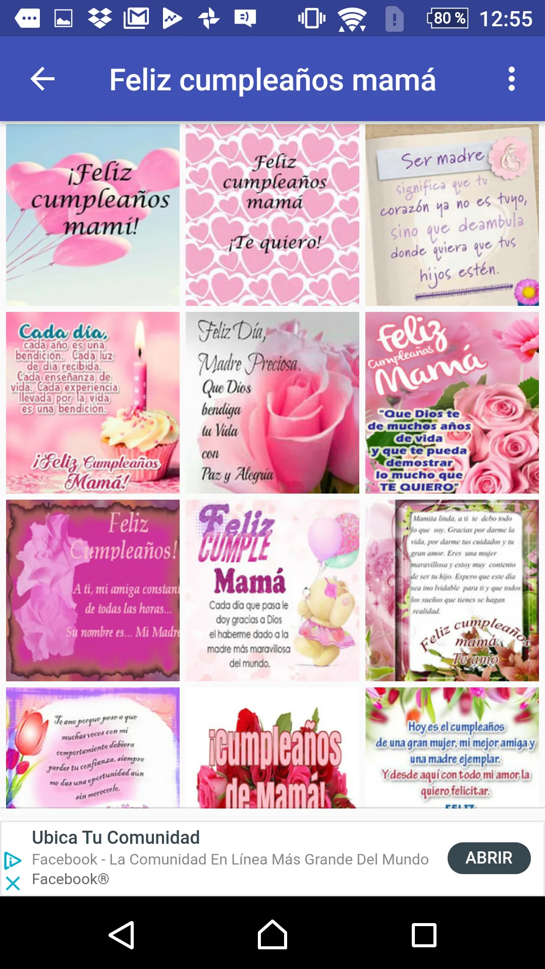 Mamá es única Gran Cumpleaños | Indus Appstore | Screenshot