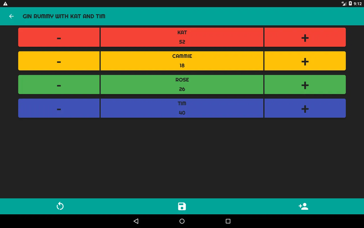 ScoreKeeper - points & score k | Indus Appstore | Screenshot