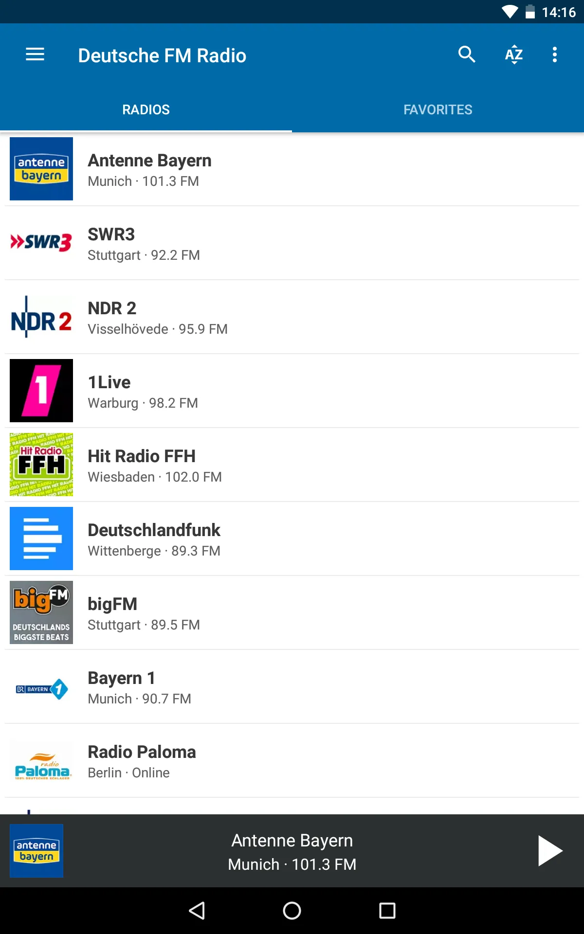 Deutsche FM Radio (Germany) | Indus Appstore | Screenshot