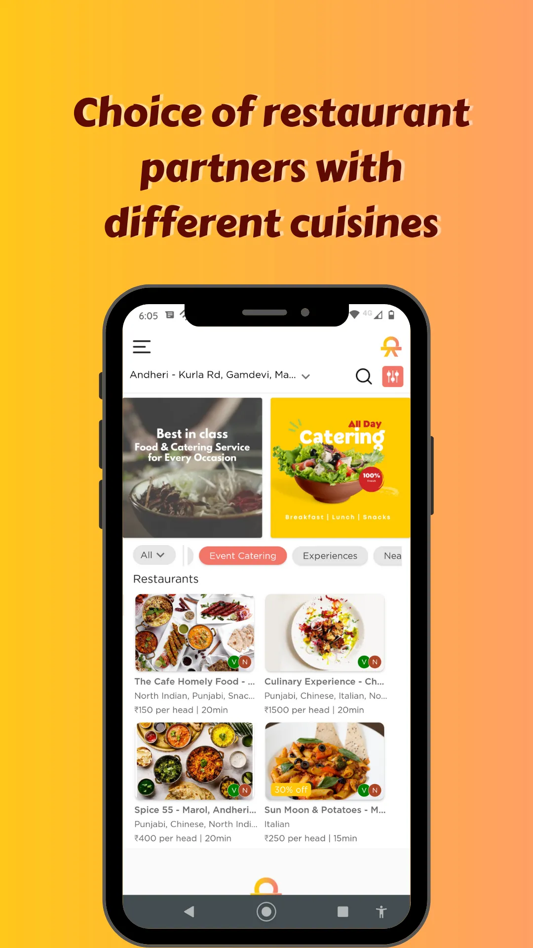 CloudKitch Food@Work | Indus Appstore | Screenshot