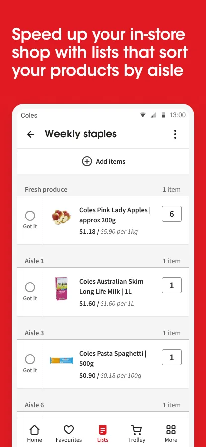 Coles App | Indus Appstore | Screenshot