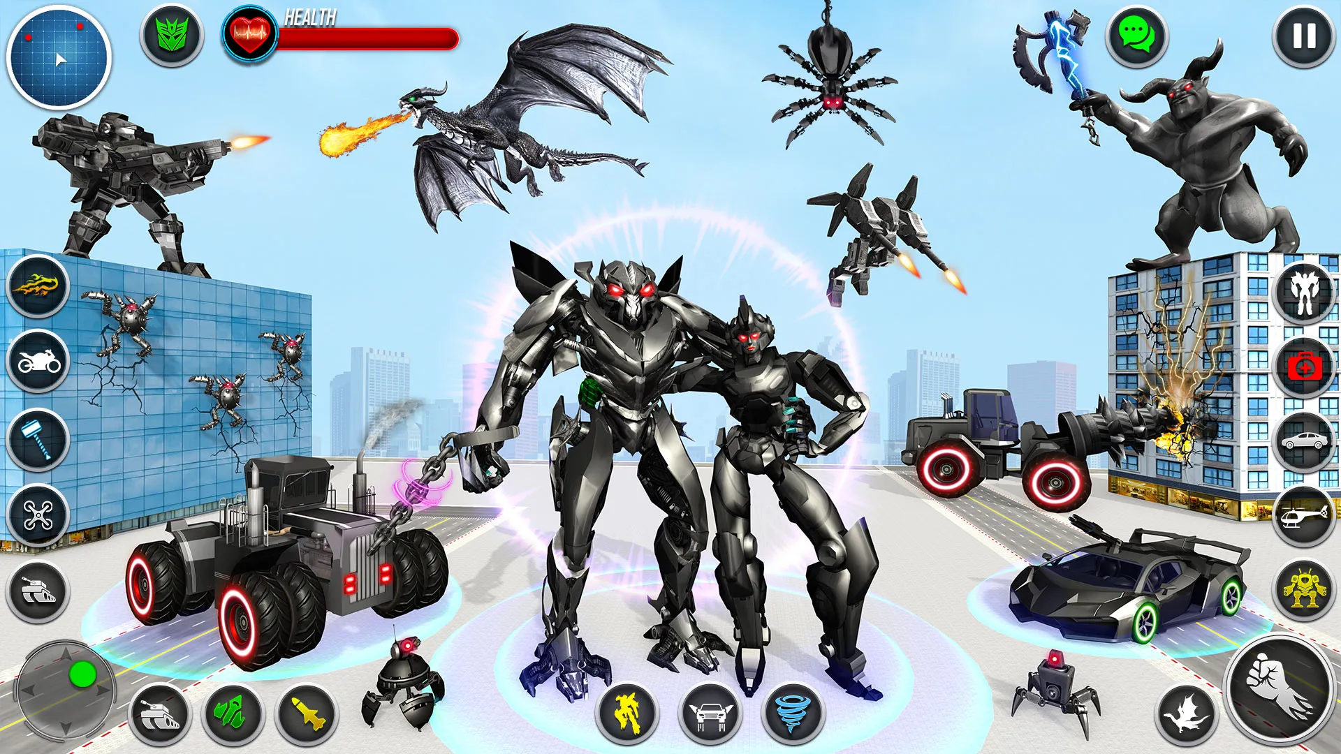 Toilet Robot: Car Robot Games | Indus Appstore | Screenshot