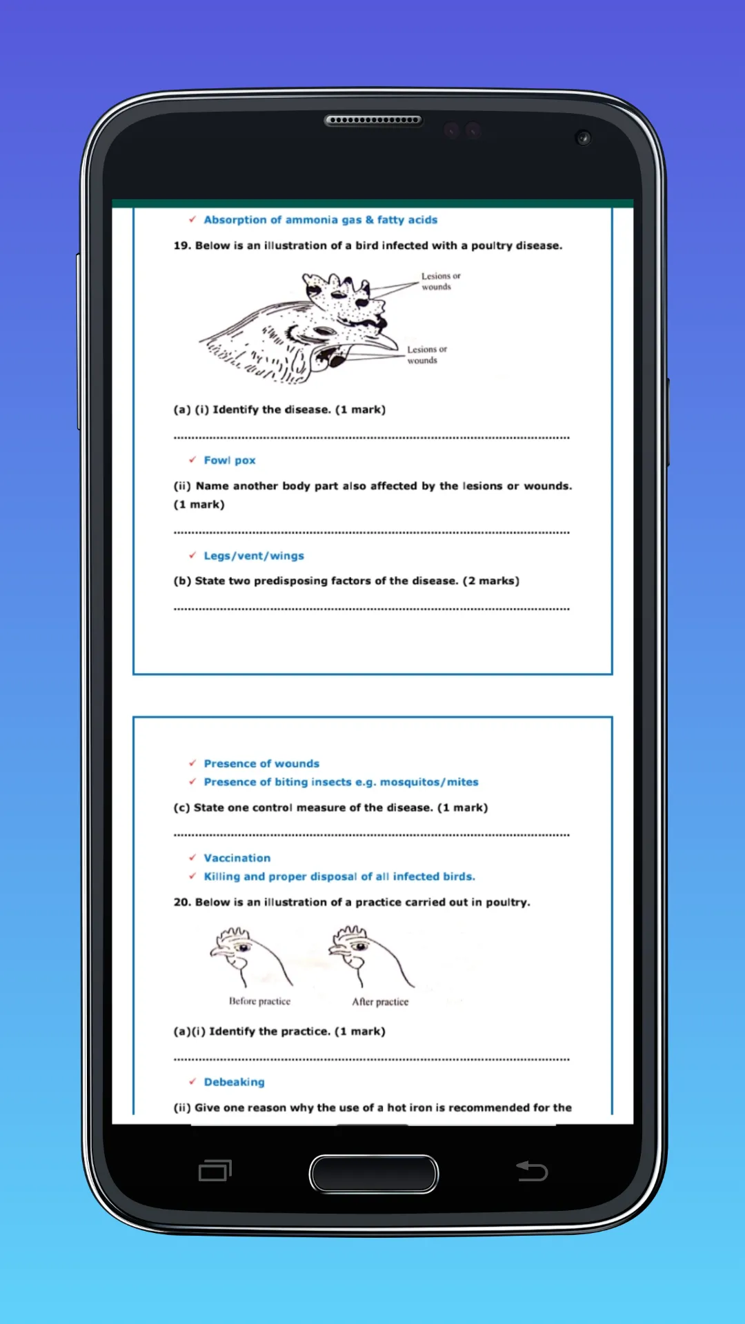 Kcse Agriculture Revision | Indus Appstore | Screenshot