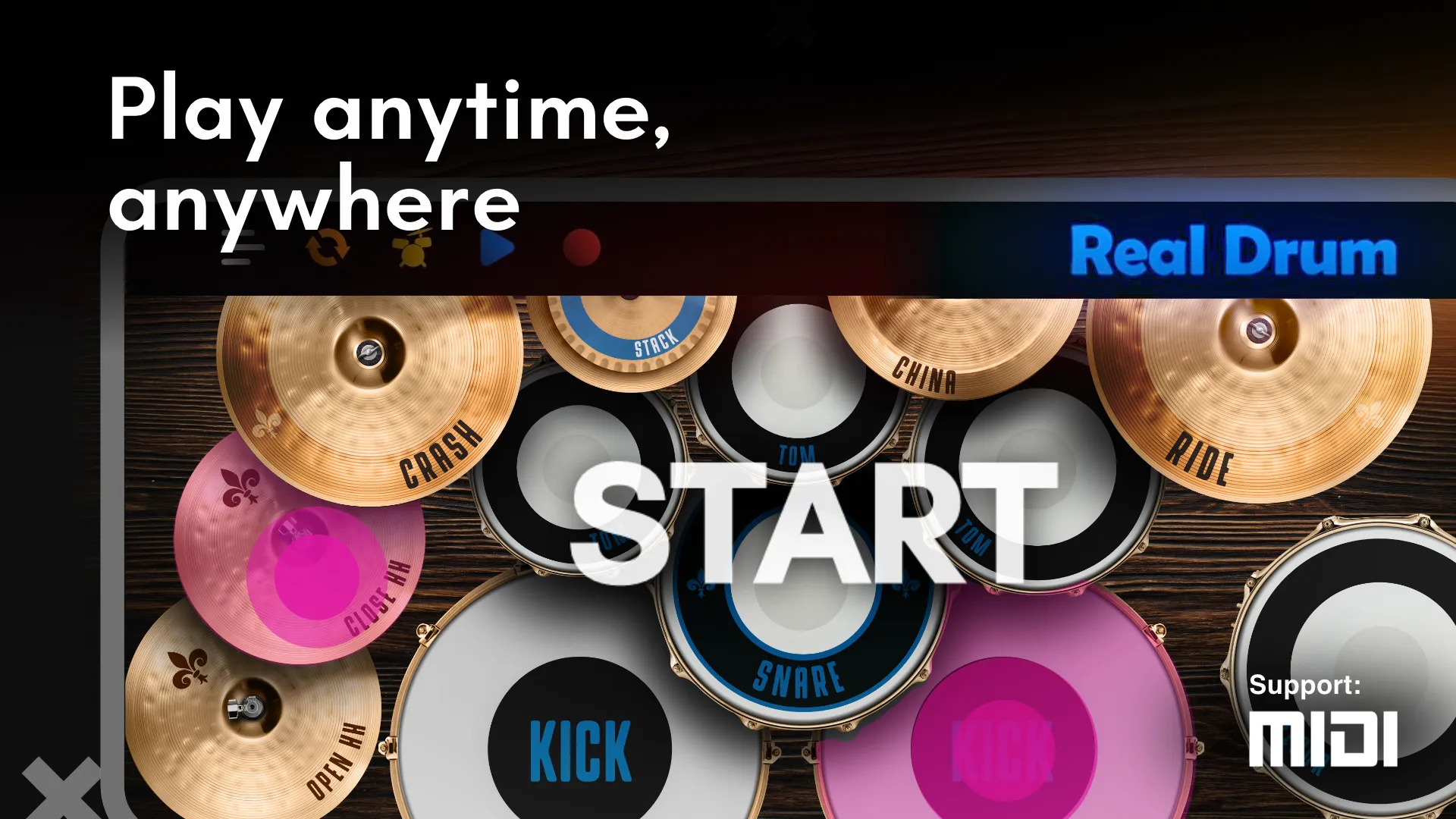 Real Drum electronic drums set | Indus Appstore | Screenshot