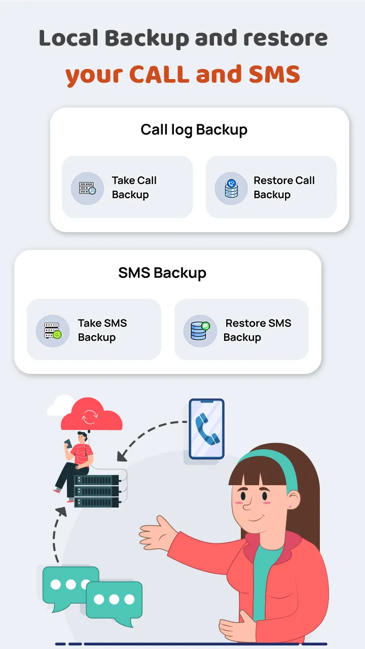 SMS & Call Logs Backup Master | Indus Appstore | Screenshot