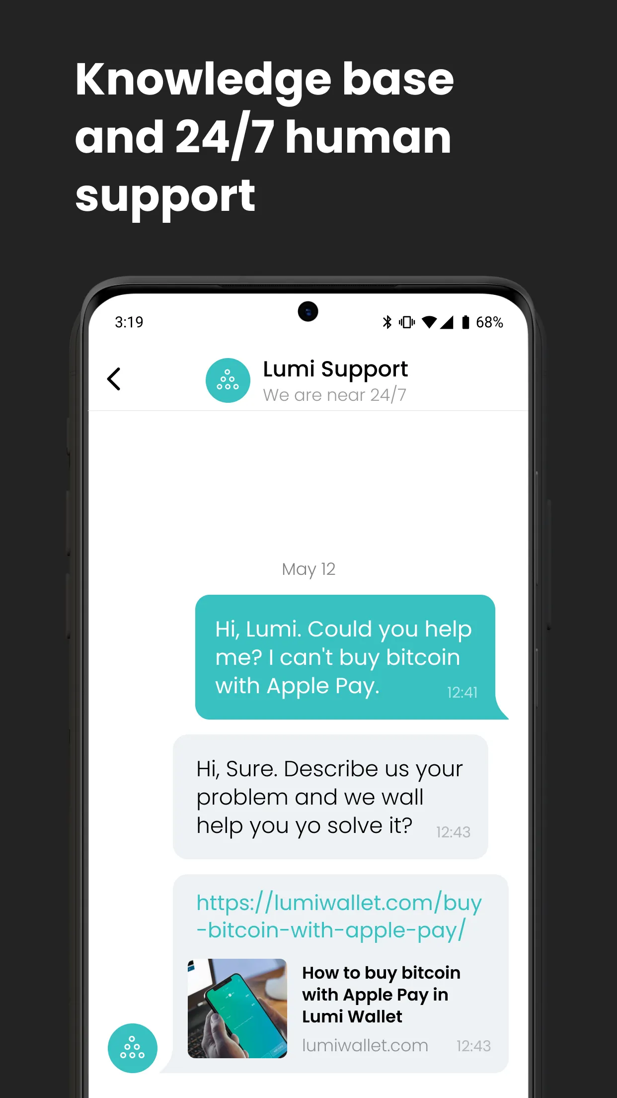 Lumi Crypto Bitcoin Wallet | Indus Appstore | Screenshot