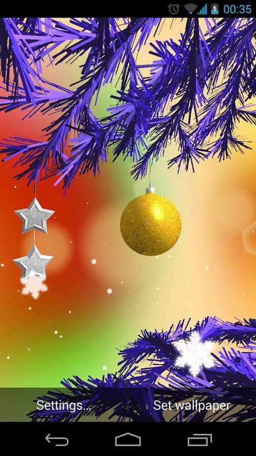 Xmas 3D live wallpaper | Indus Appstore | Screenshot