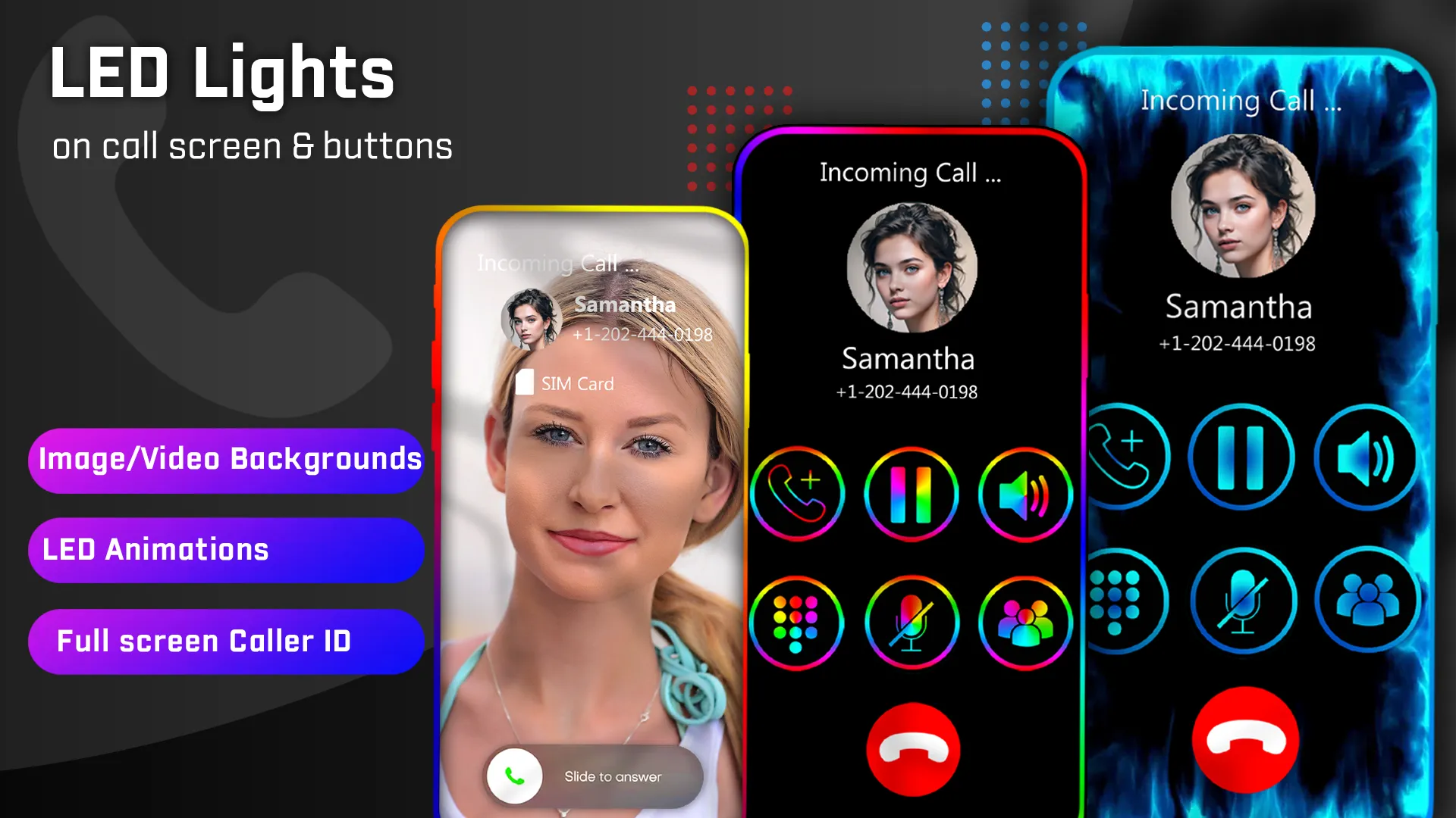 LED Caller Screen Phone Dialer | Indus Appstore | Screenshot