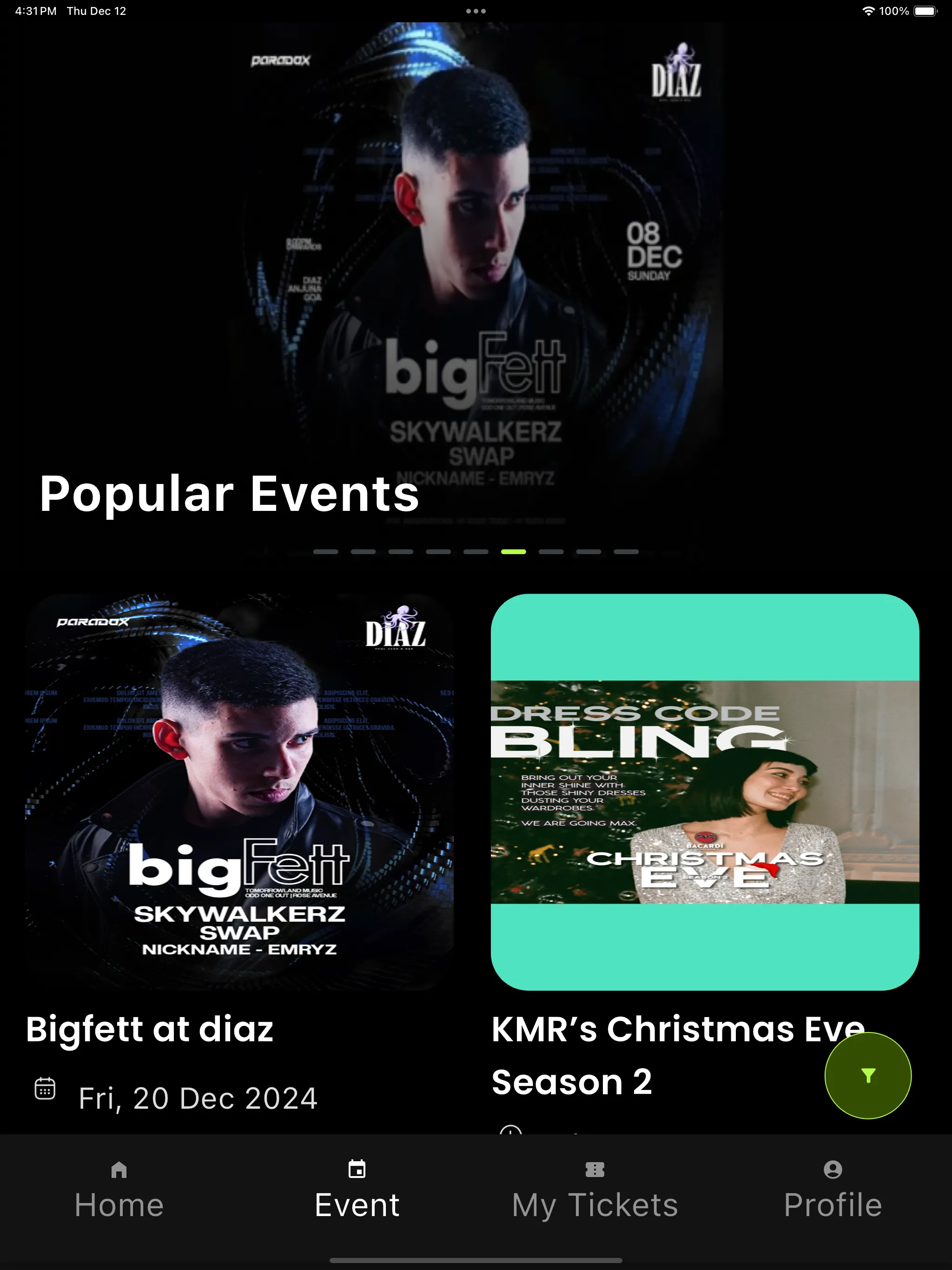 Showmates: Book Events Now | Indus Appstore | Screenshot