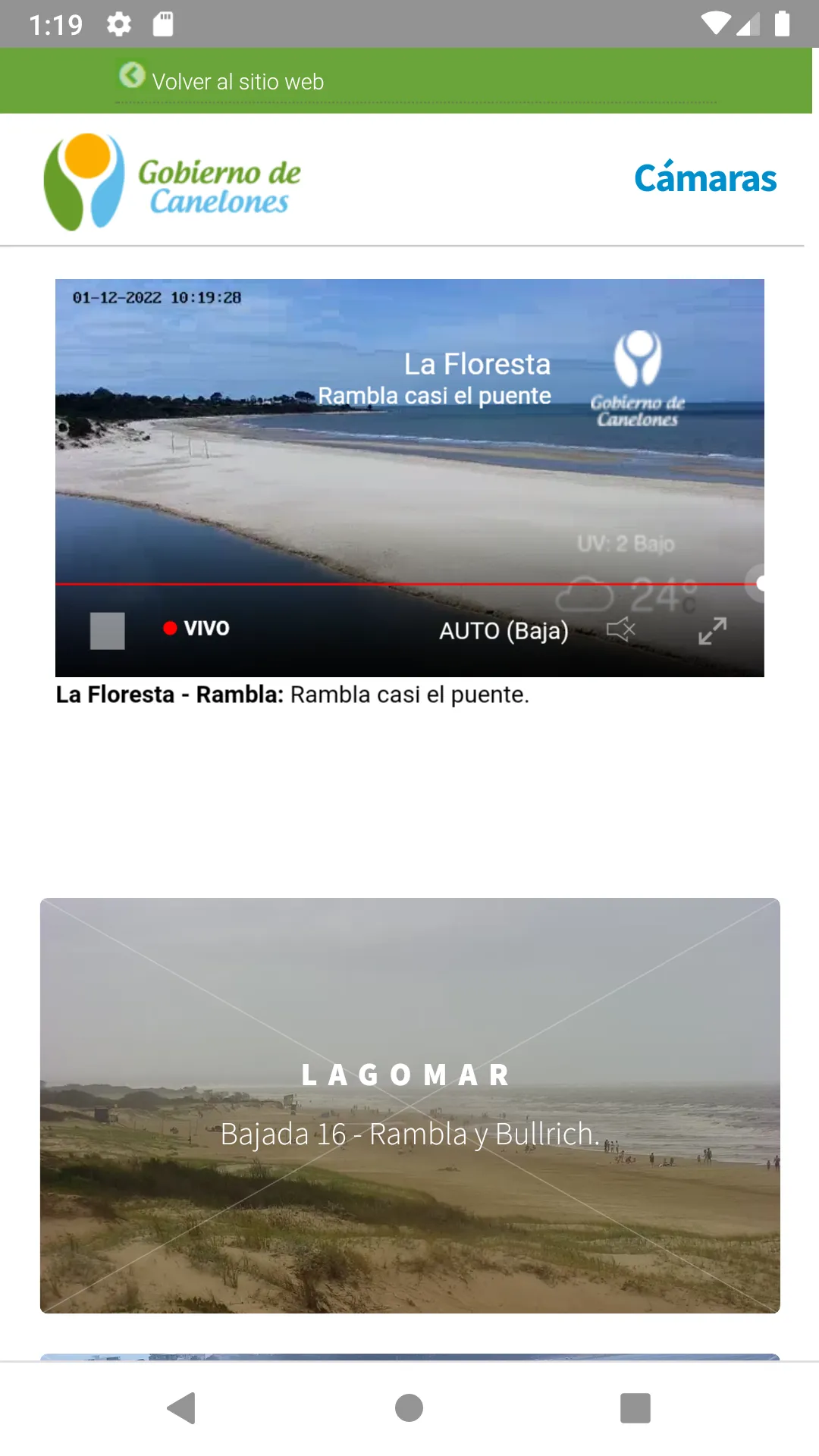 Agua y Playas de Canelones | Indus Appstore | Screenshot