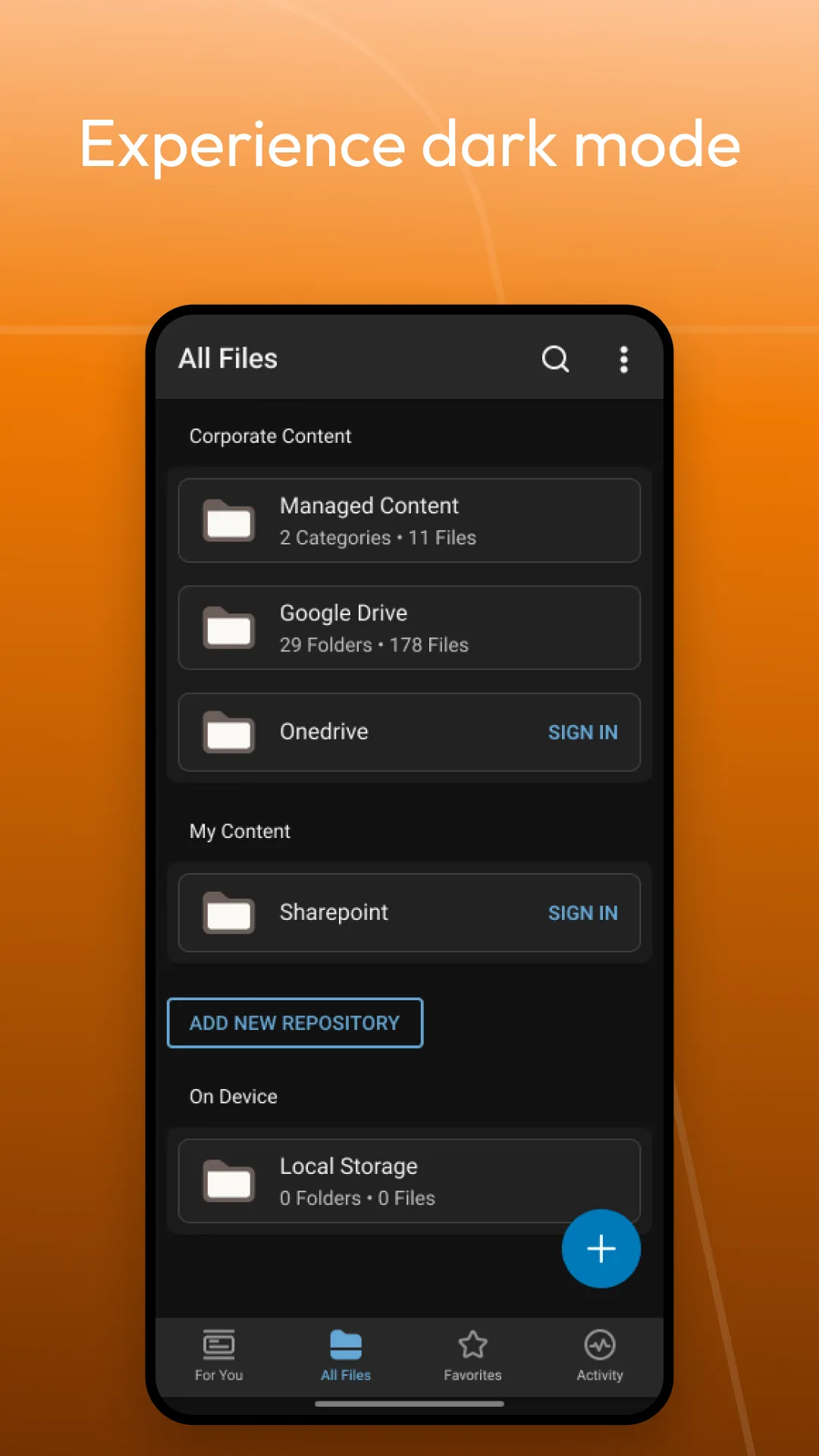 Content - Workspace ONE | Indus Appstore | Screenshot