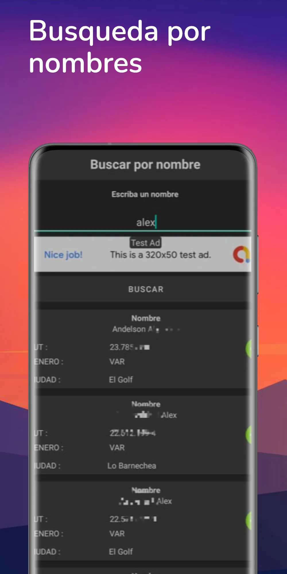 Rut Chile Personas Vehiculos | Indus Appstore | Screenshot