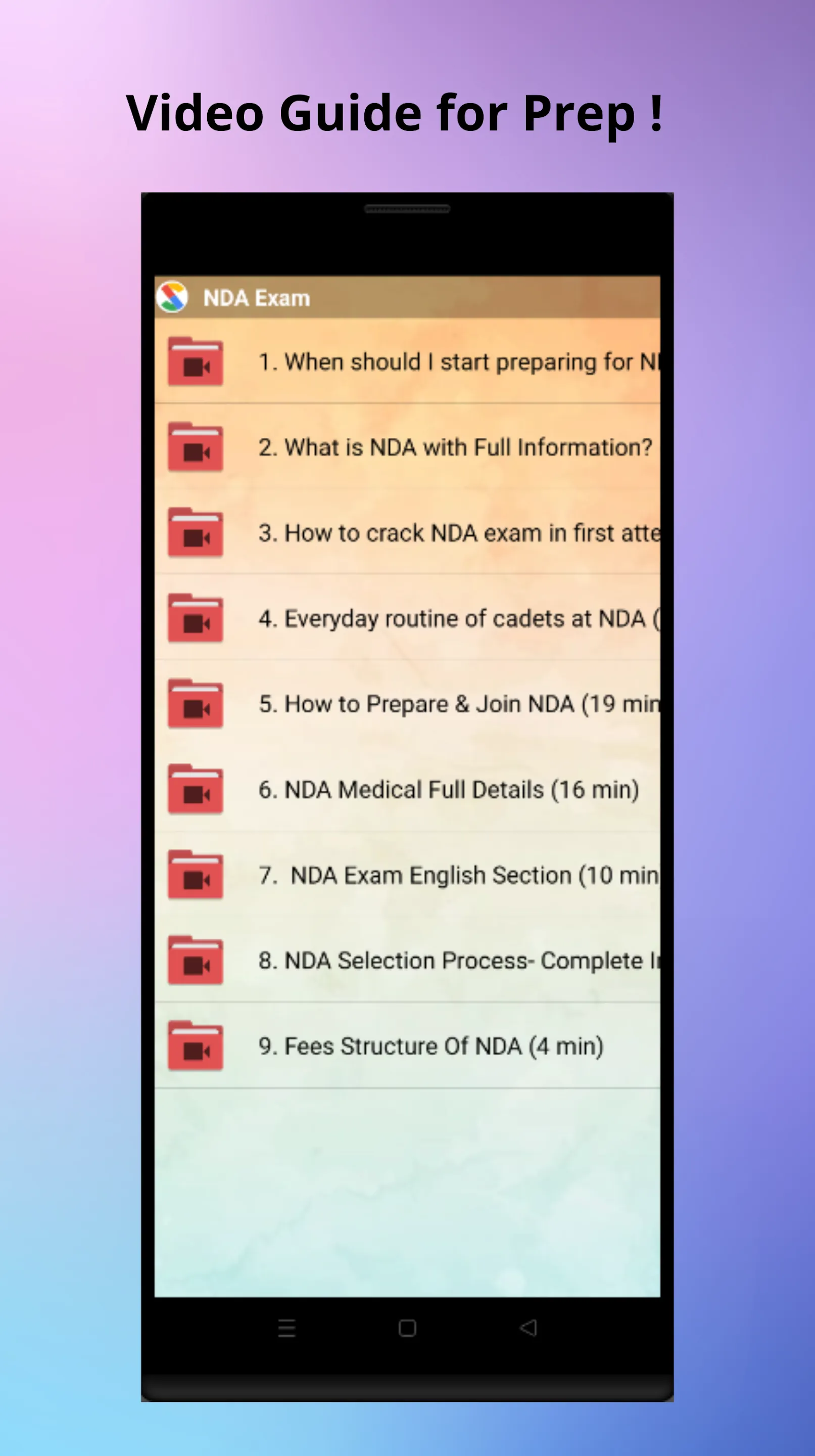 NDA Exam Prep | Indus Appstore | Screenshot