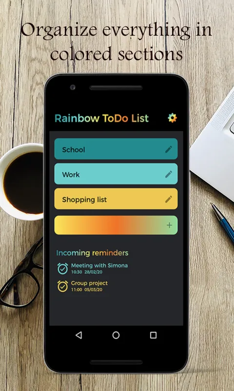 Rainbow TO-DO List & Tasks | Indus Appstore | Screenshot