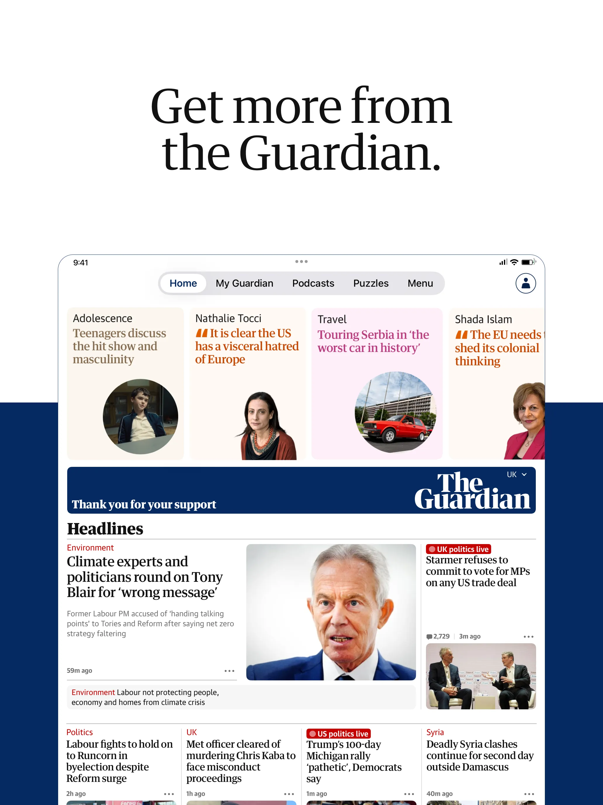 The Guardian - Live World News | Indus Appstore | Screenshot