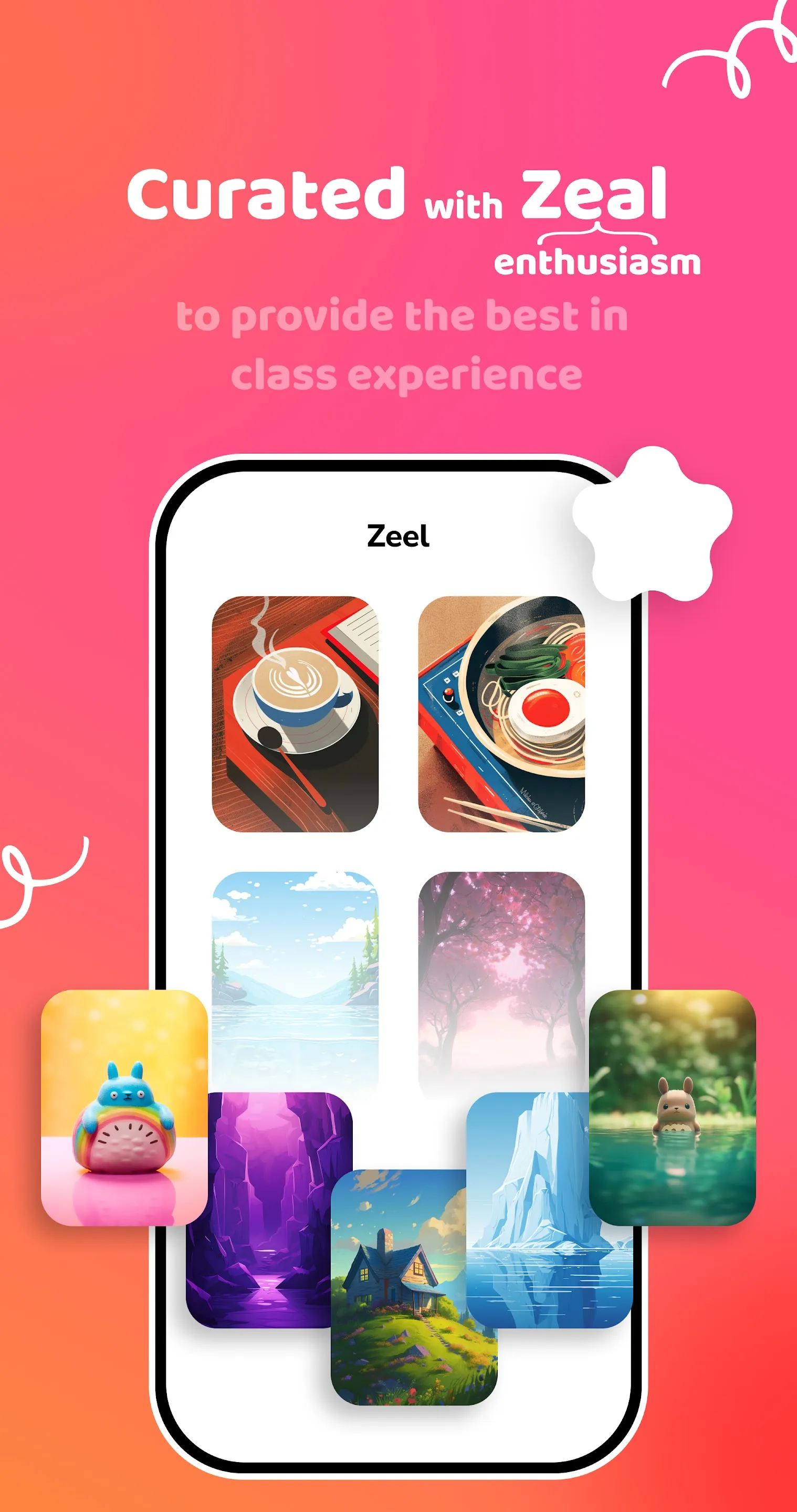 Zeel Walls - AI Wallpapers App | Indus Appstore | Screenshot