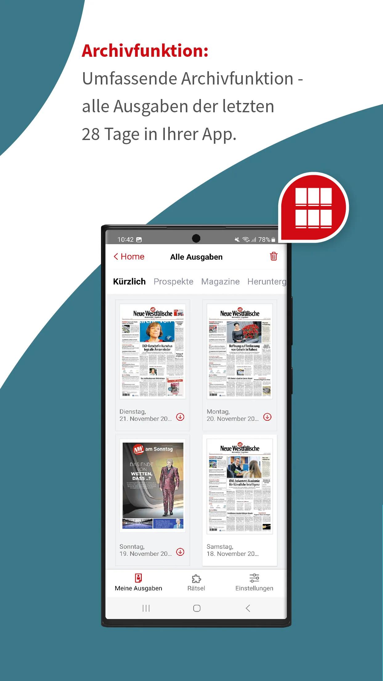 NW ePaper für Bielefeld & OWL | Indus Appstore | Screenshot
