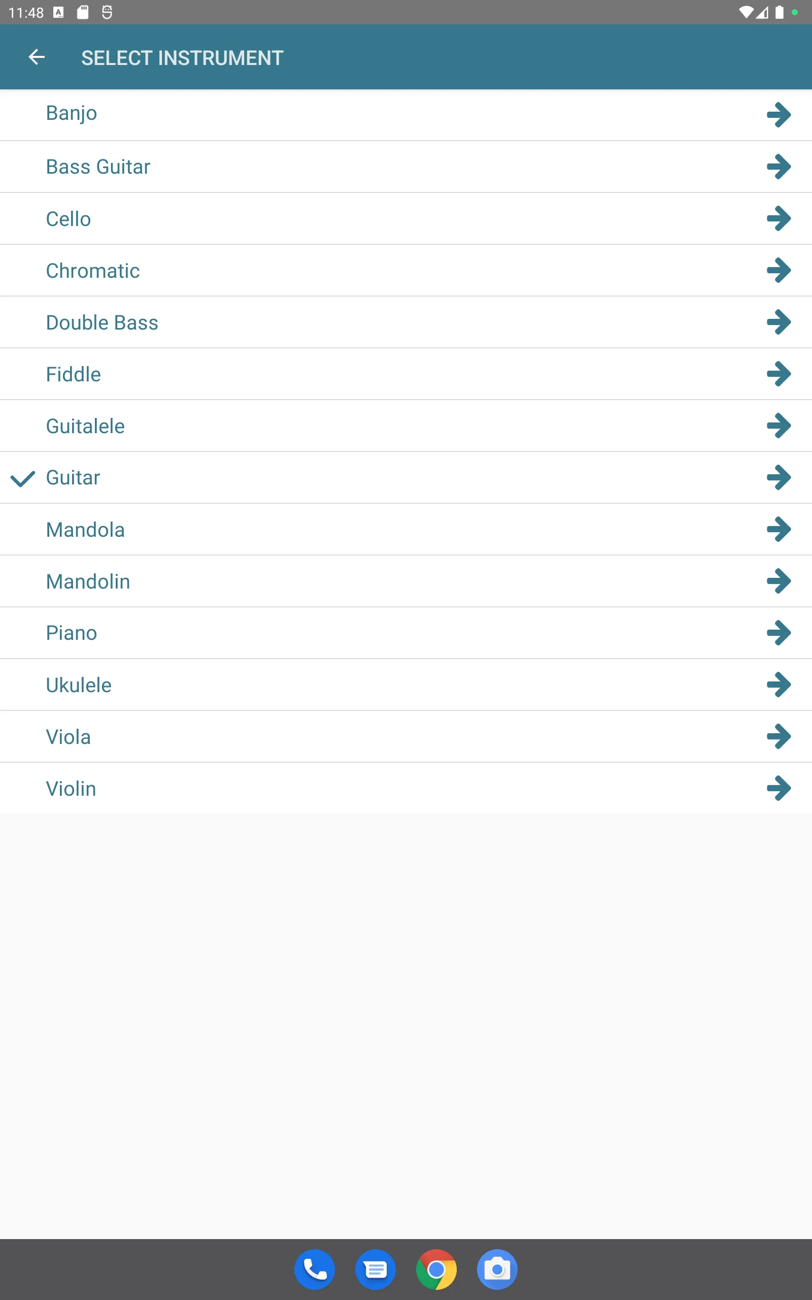 Braw Chromatic Tuner | Indus Appstore | Screenshot