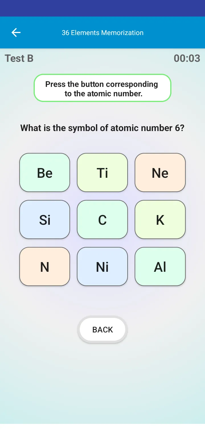 36 Elements Memorization | Indus Appstore | Screenshot