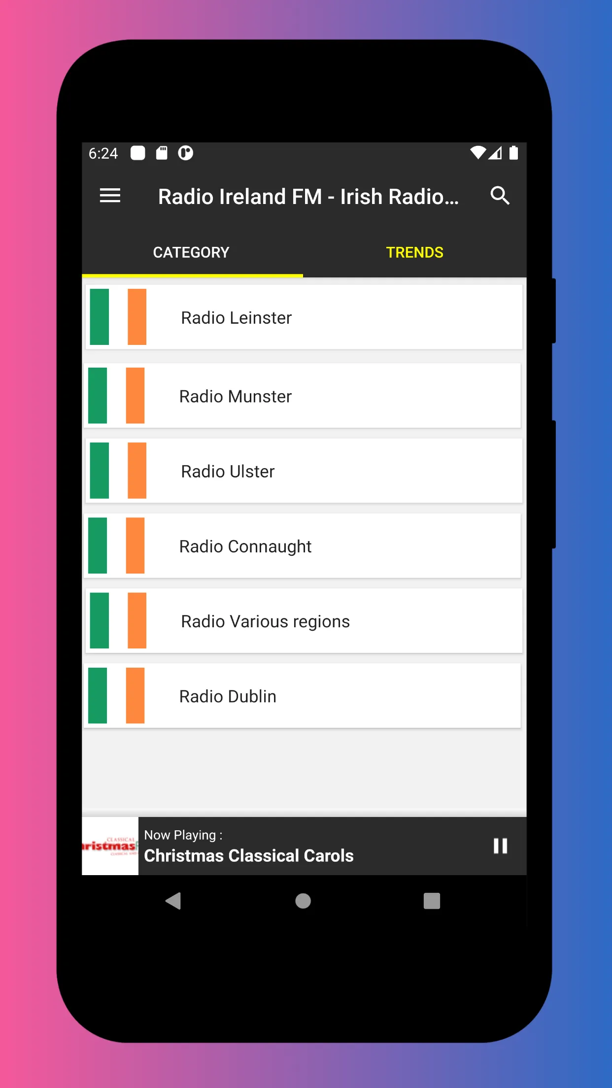 Radio Ireland FM - Irish Radio | Indus Appstore | Screenshot