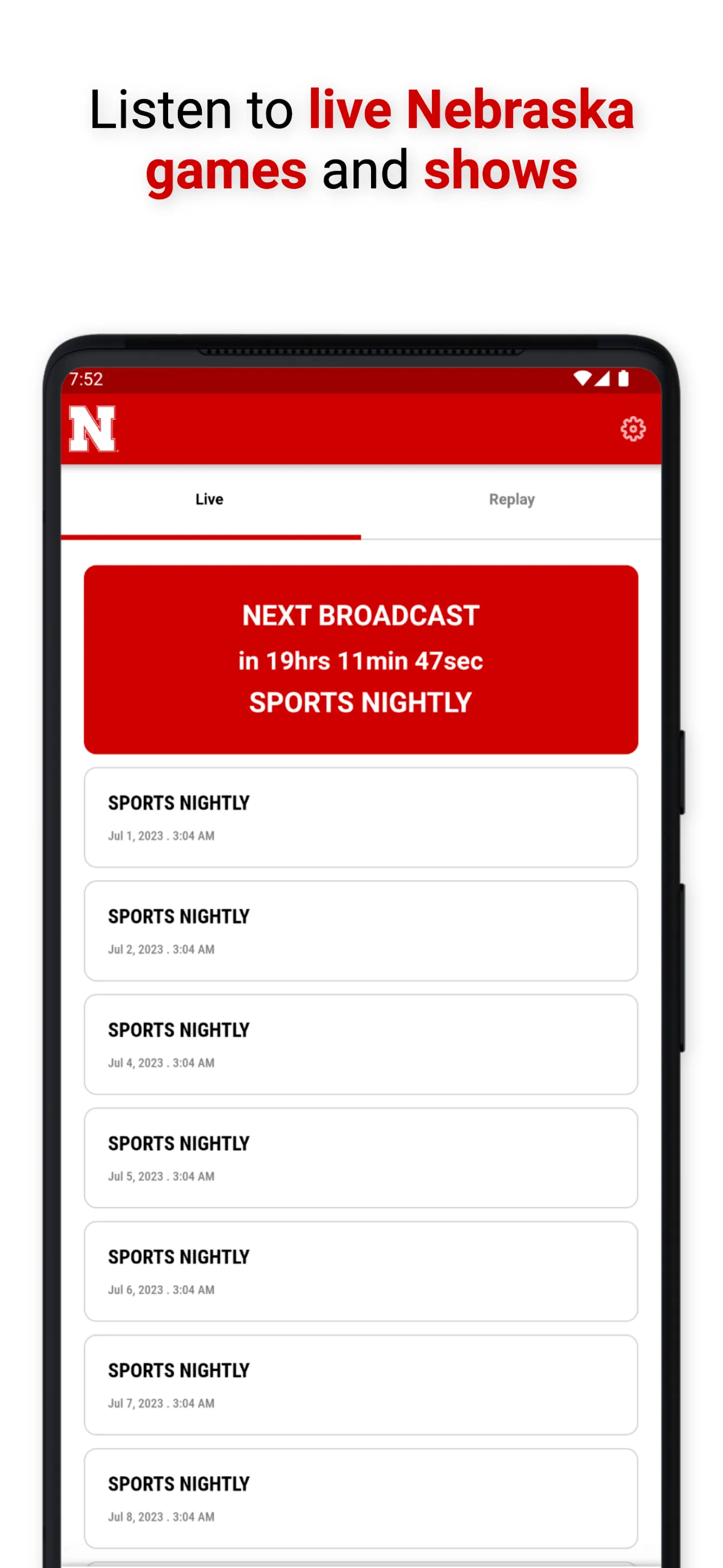 Nebraska Huskers | Indus Appstore | Screenshot