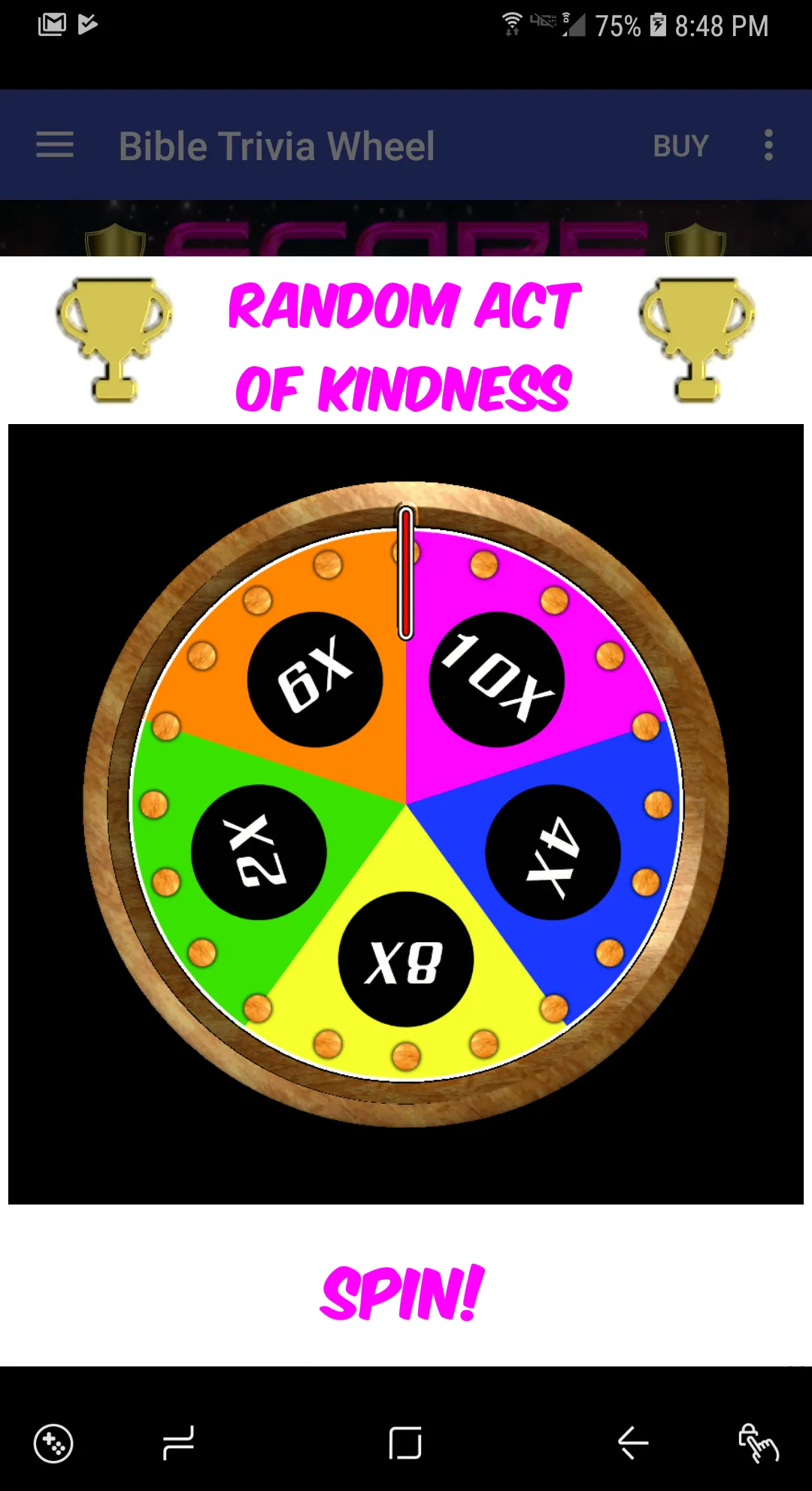 Bible Trivia Wheel - Bible Qui | Indus Appstore | Screenshot