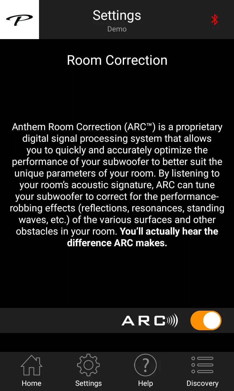 Paradigm Subwoofer Control | Indus Appstore | Screenshot