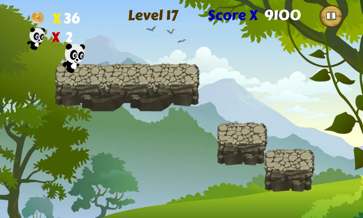 Jungle Panda Run | Indus Appstore | Screenshot