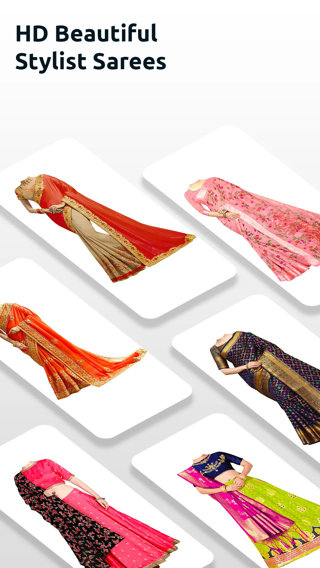 Classic Women Saree Photo Suit | Indus Appstore | Screenshot