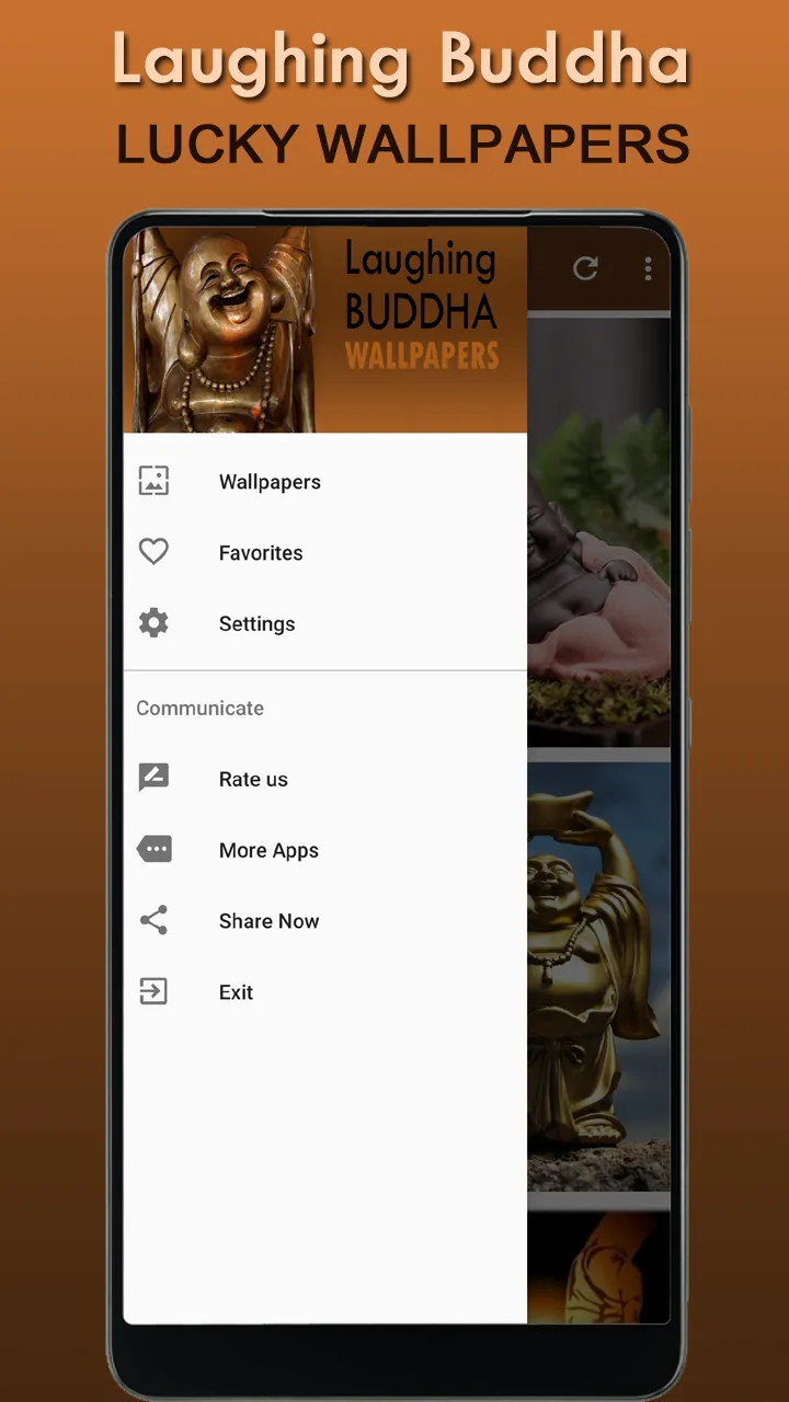 Laughing Buddha Wallpaper HD | Indus Appstore | Screenshot