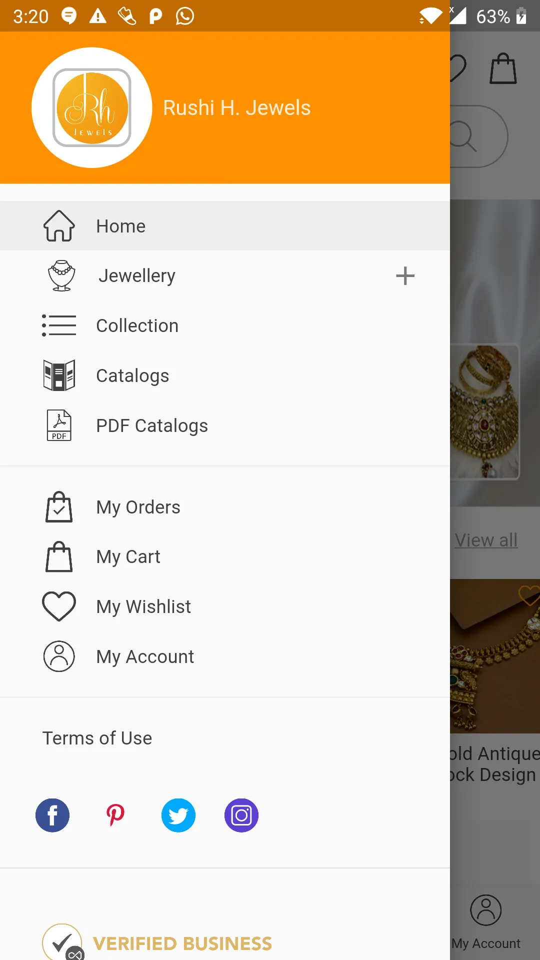 Antique Jewelry Online Catalog | Indus Appstore | Screenshot