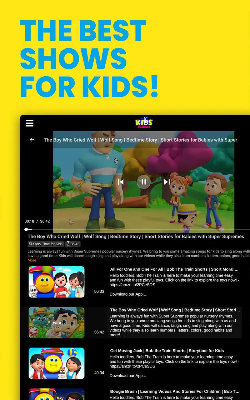 The Kids Channel | Indus Appstore | Screenshot