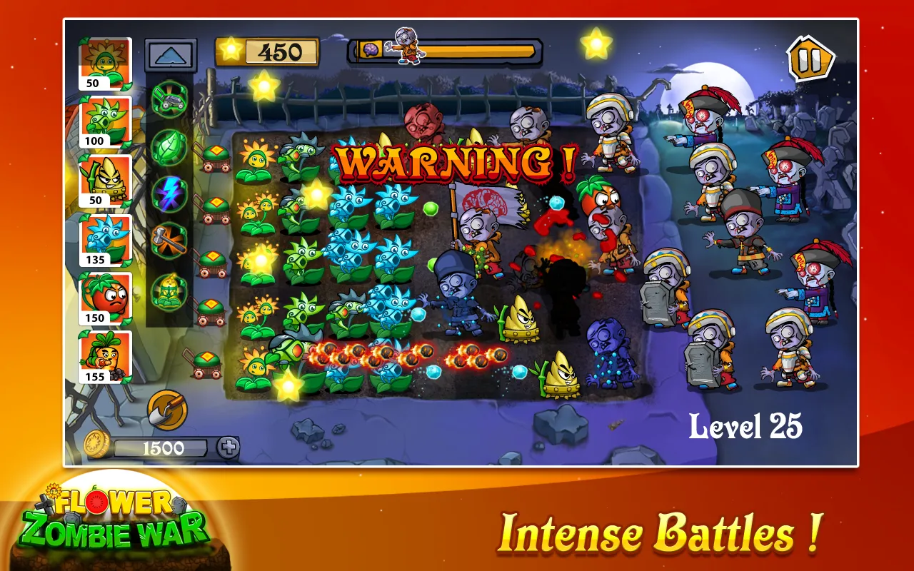 Flower Zombie War | Indus Appstore | Screenshot