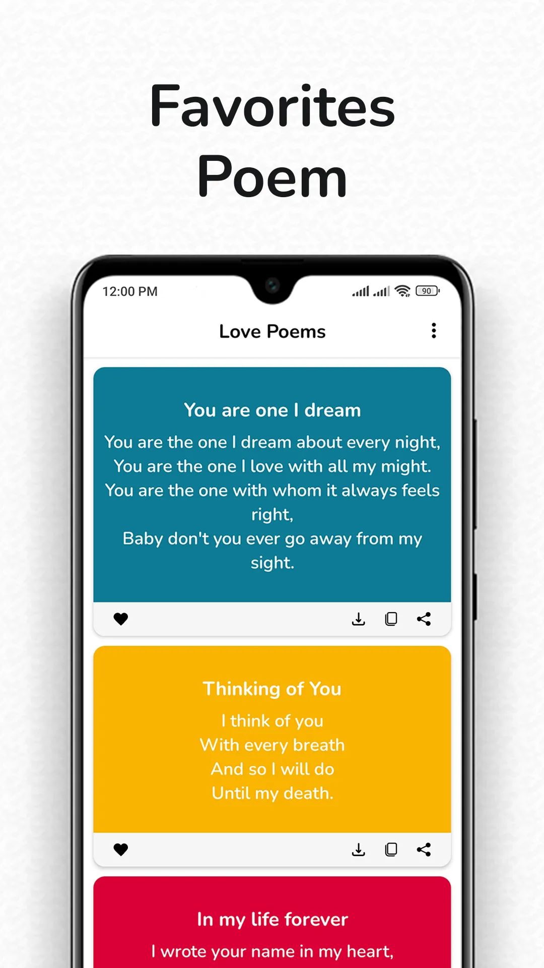 Love Poems: Feeling Sayings | Indus Appstore | Screenshot