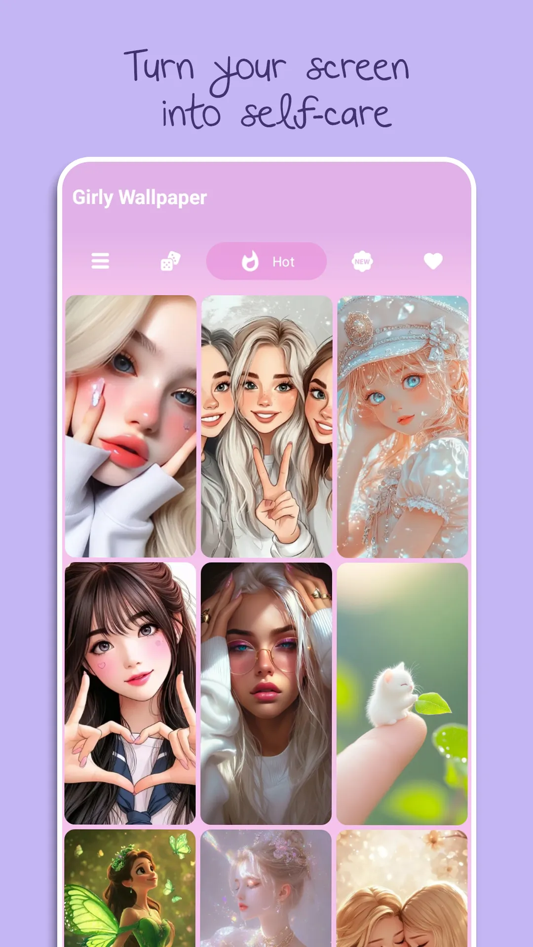 Cute Wallpapers for Girls | Indus Appstore | Screenshot