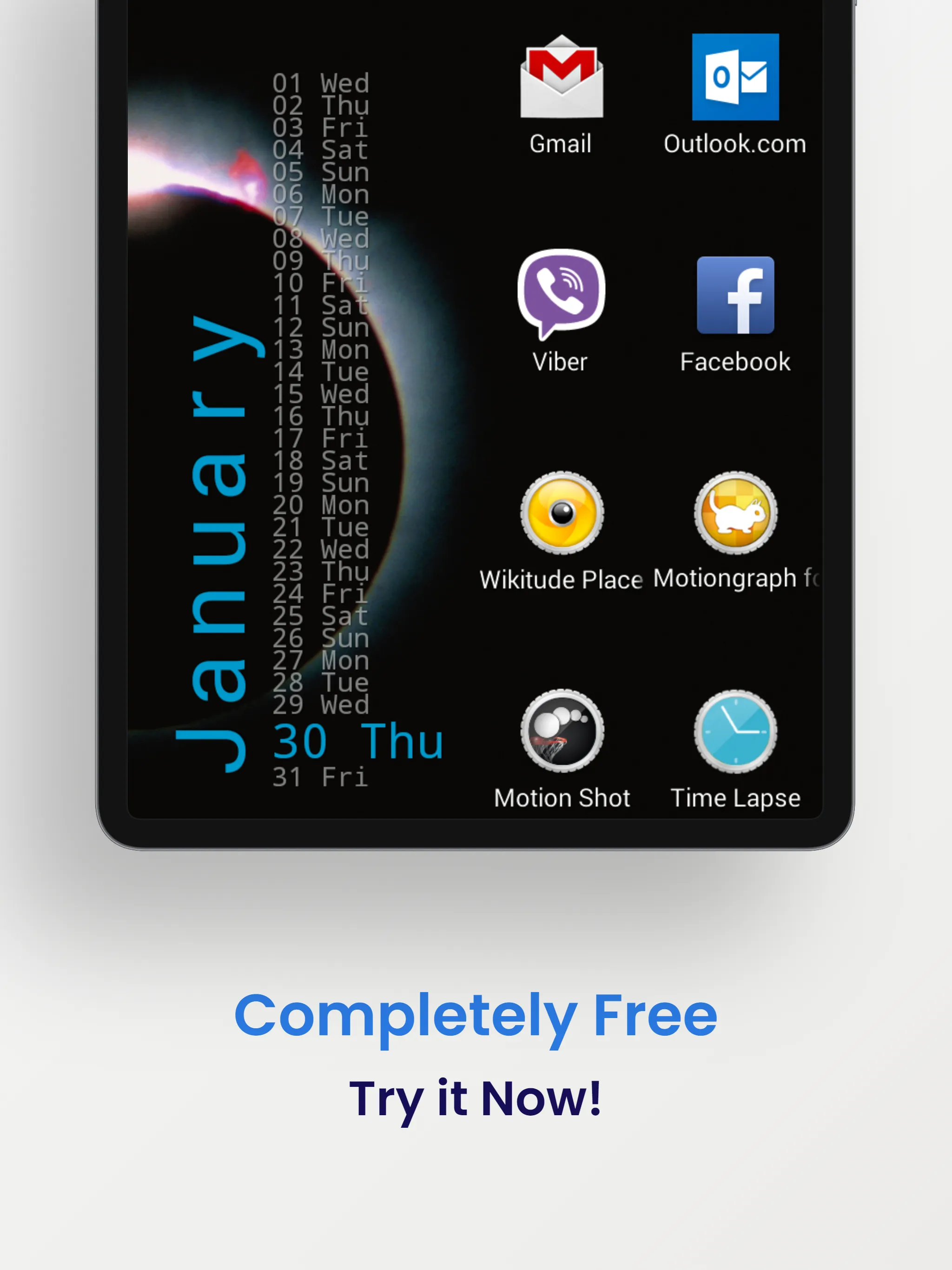 Calendar Widget - Monthly | Indus Appstore | Screenshot