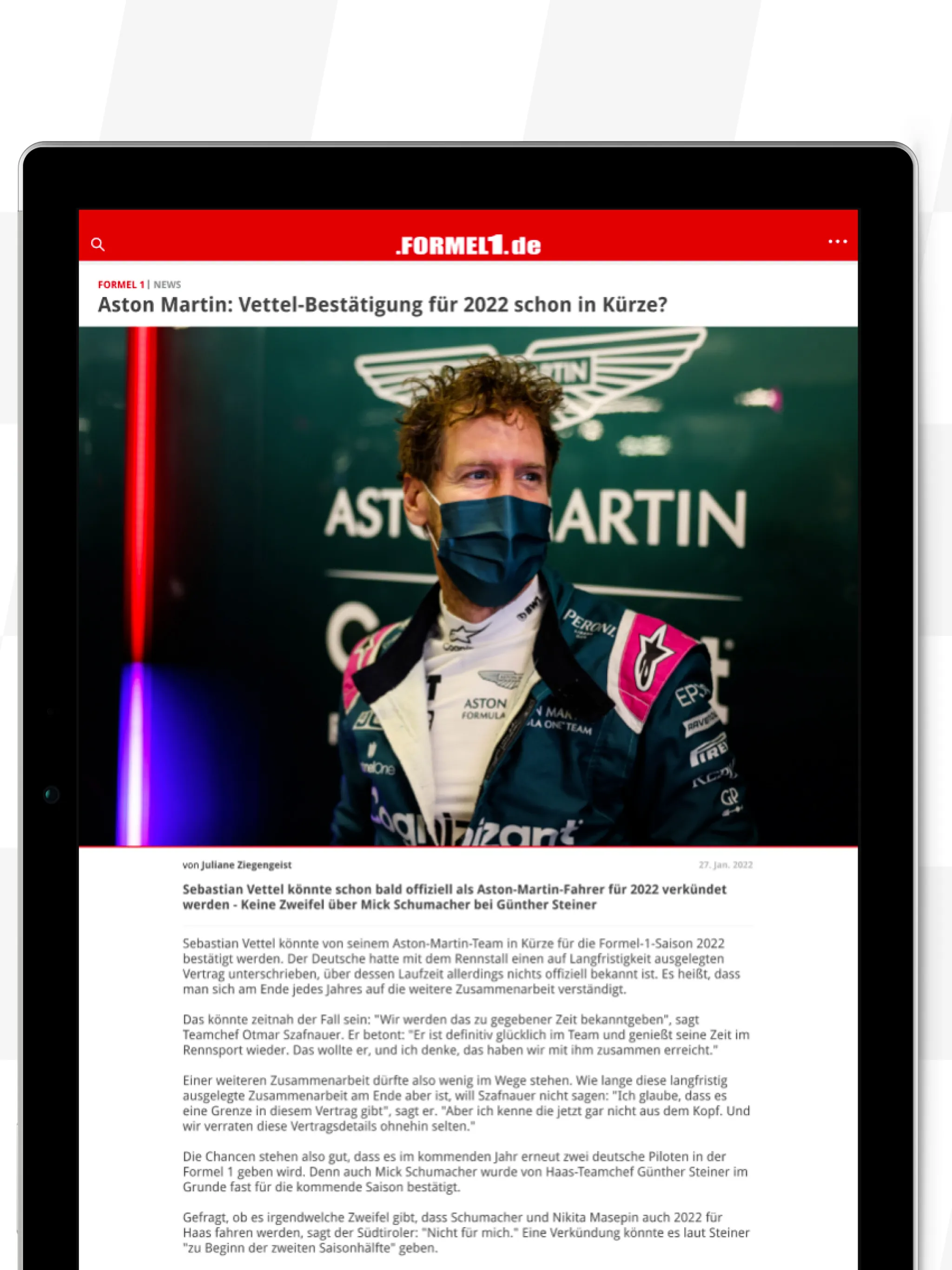 Formel1.de | Indus Appstore | Screenshot